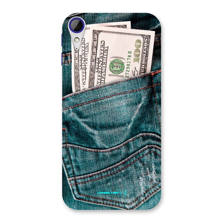 Money in Jeans Back Case for Desire 830