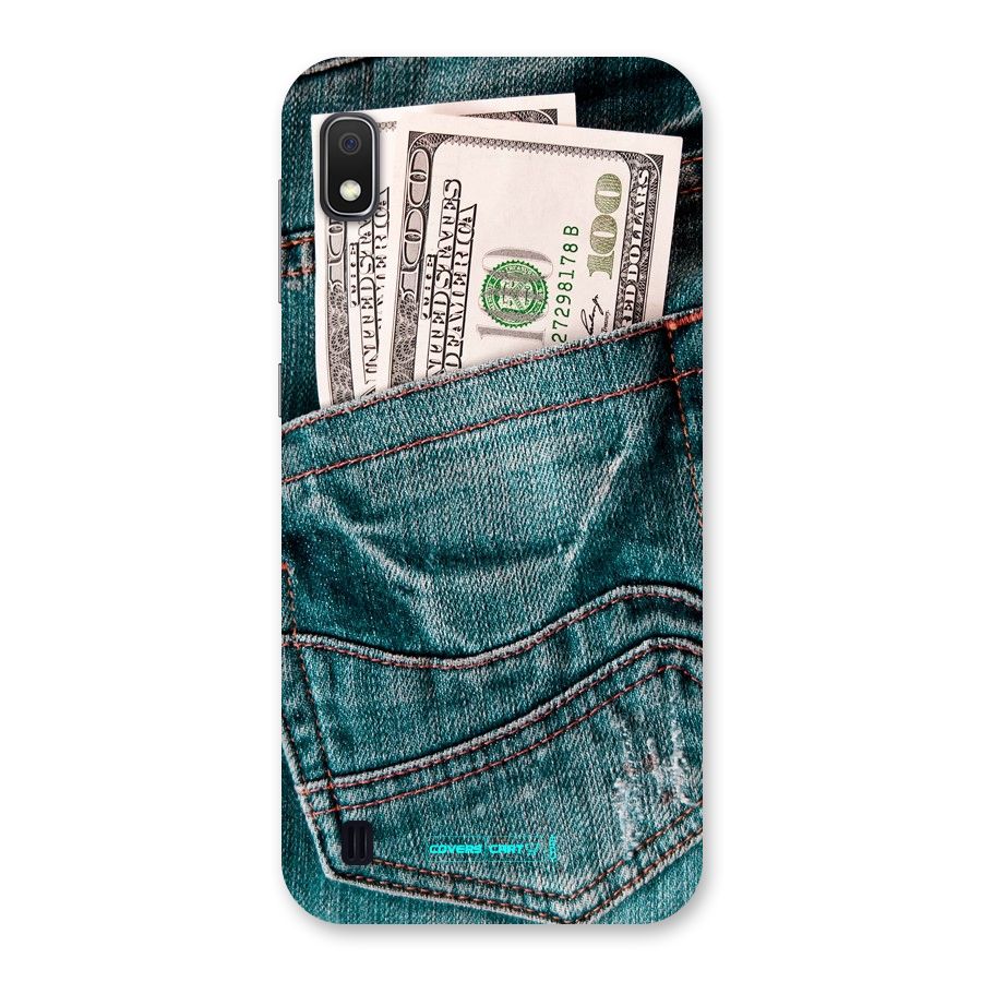 Money in Jeans Back Case for Galaxy A10