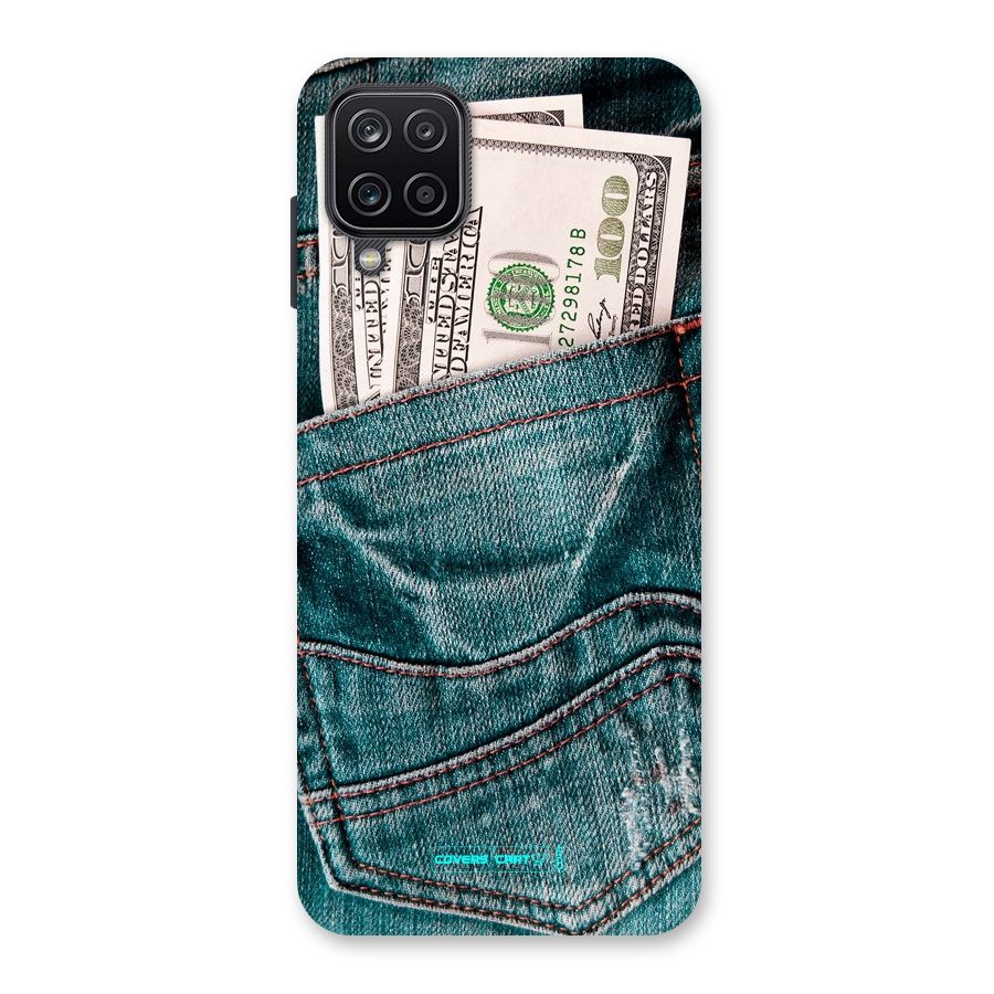 Money in Jeans Back Case for Galaxy A12