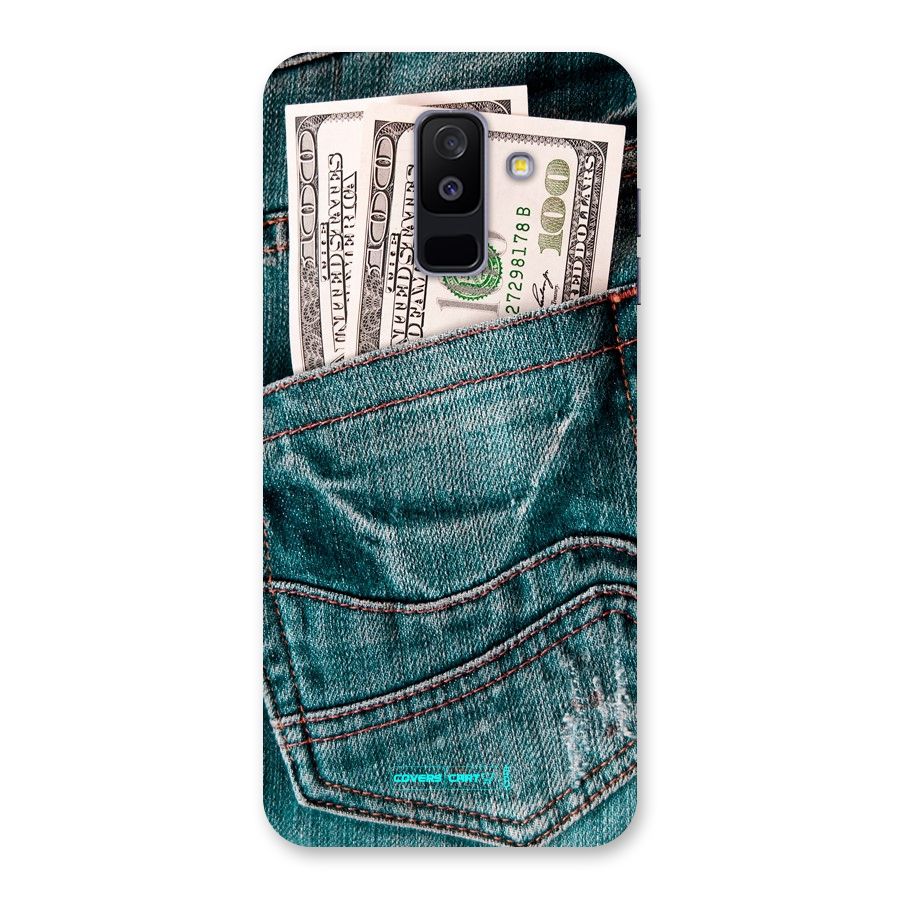 Money in Jeans Back Case for Galaxy A6 Plus
