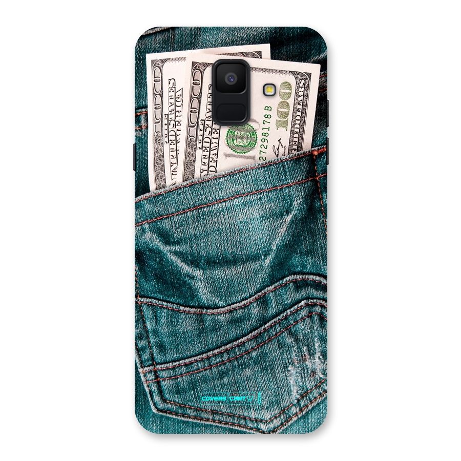 Money in Jeans Back Case for Galaxy A6 (2018)