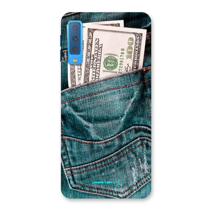Money in Jeans Back Case for Galaxy A7 (2018)