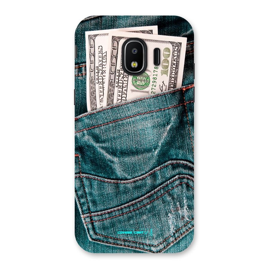 Money in Jeans Back Case for Galaxy J2 Pro 2018