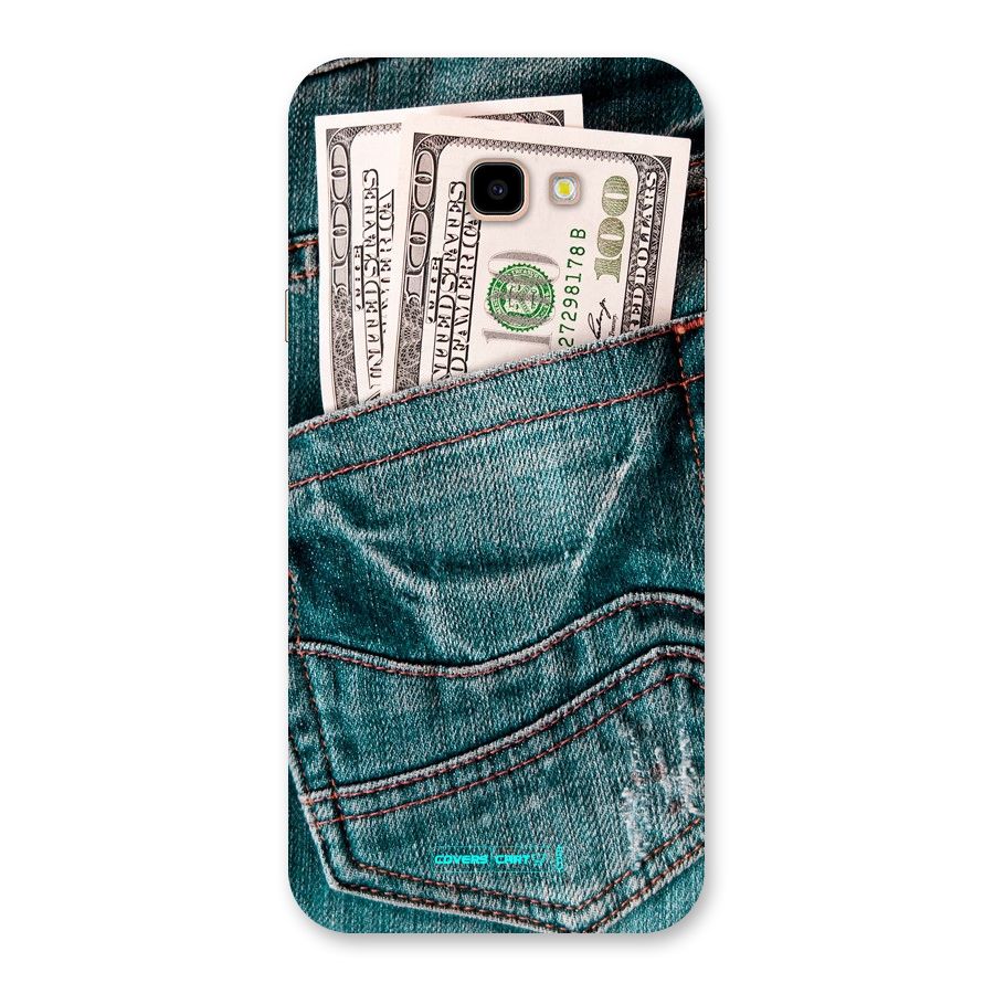 Money in Jeans Back Case for Galaxy J4 Plus