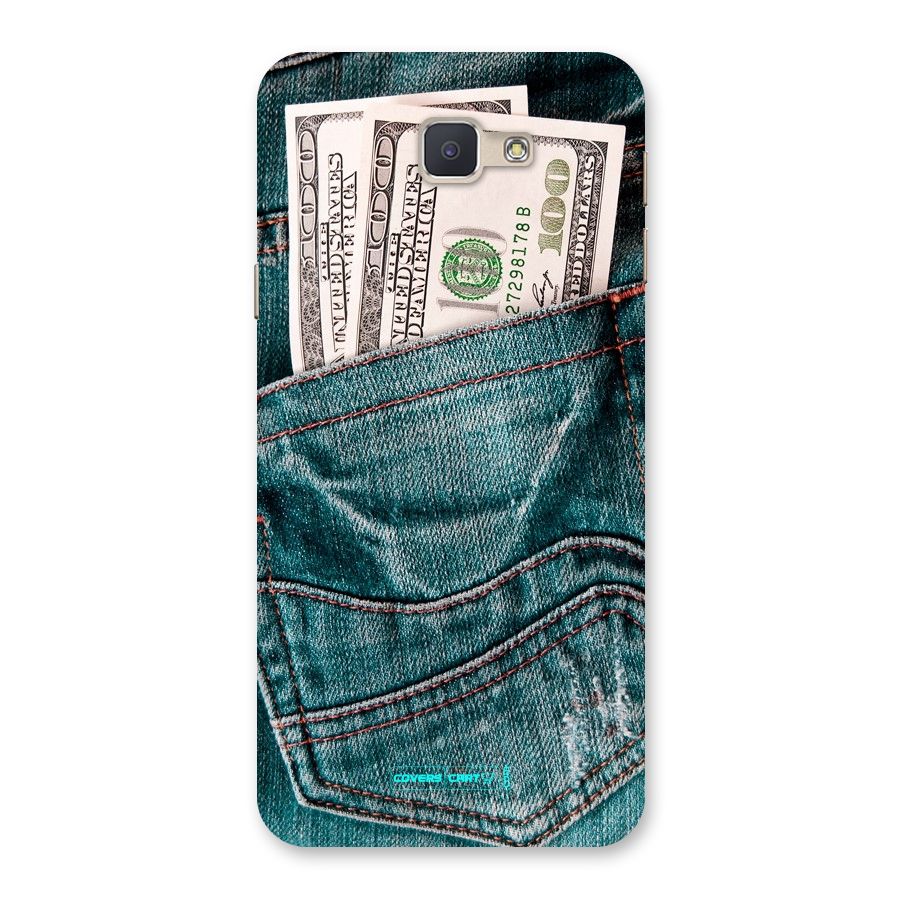 Money in Jeans Back Case for Galaxy J5 Prime