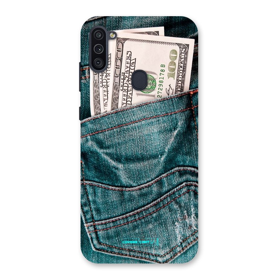 Money in Jeans Back Case for Galaxy M11