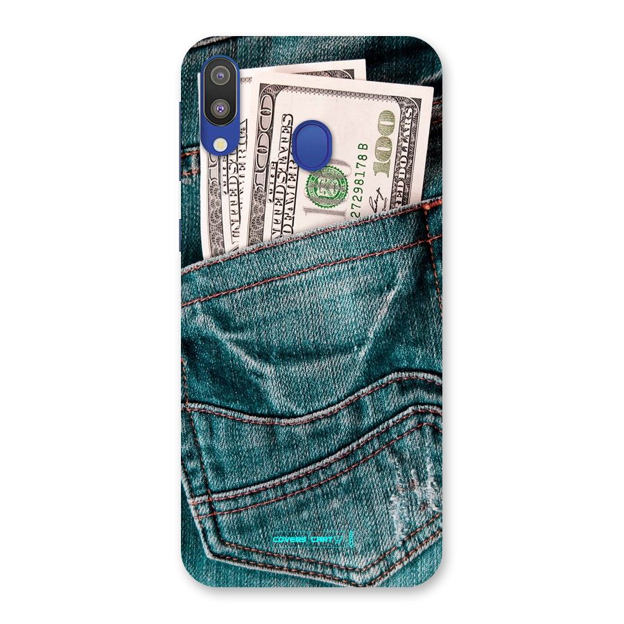 Money in Jeans Back Case for Galaxy M20