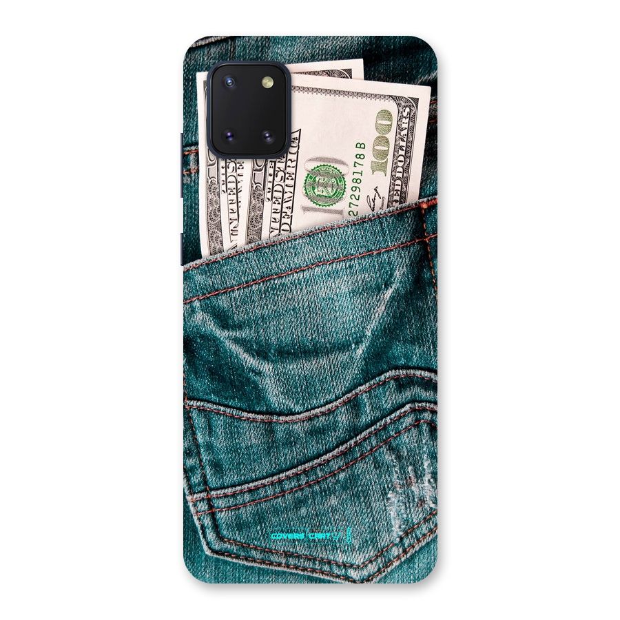 Money in Jeans Back Case for Galaxy Note 10 Lite