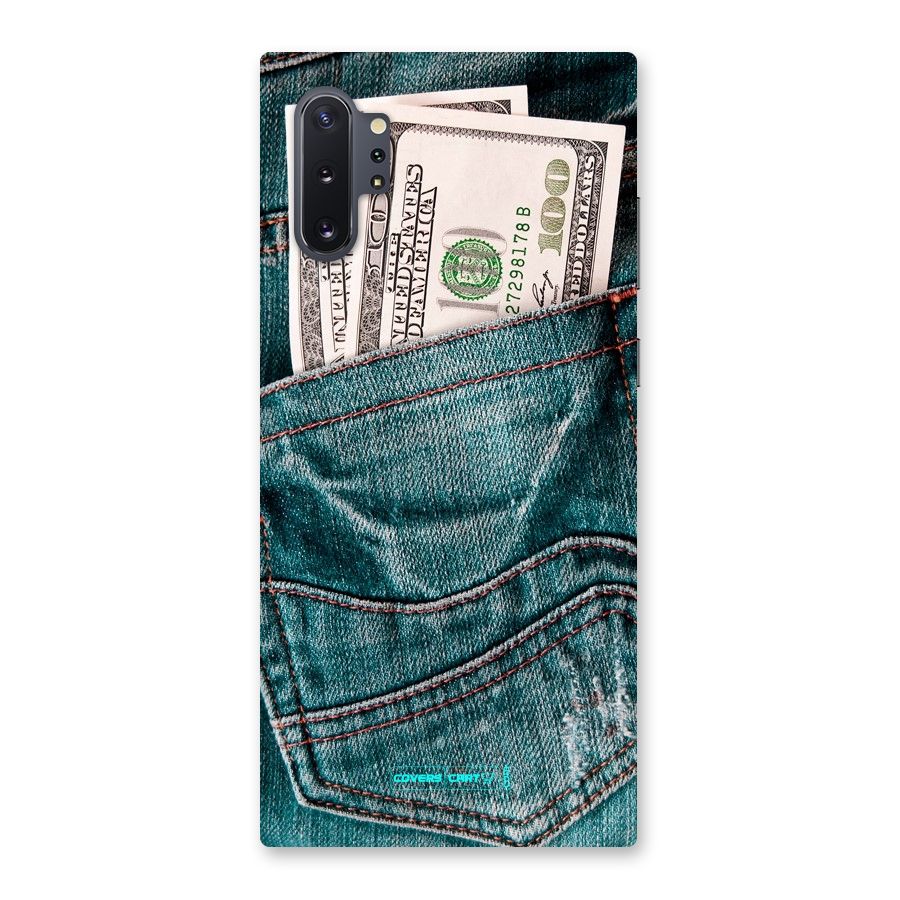 Money in Jeans Back Case for Galaxy Note 10 Plus