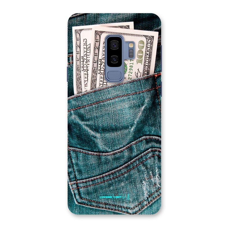 Money in Jeans Back Case for Galaxy S9 Plus