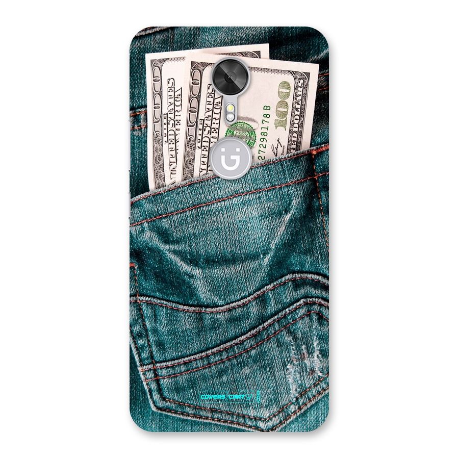 Money in Jeans Back Case for Gionee A1