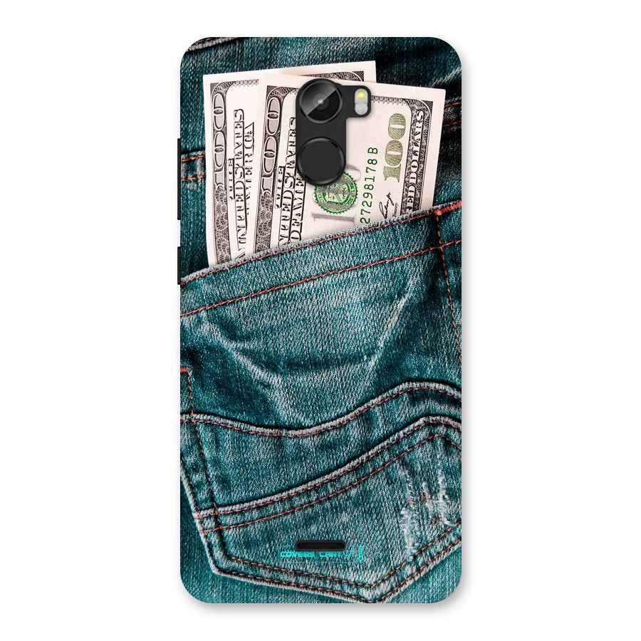 Money in Jeans Back Case for Gionee X1