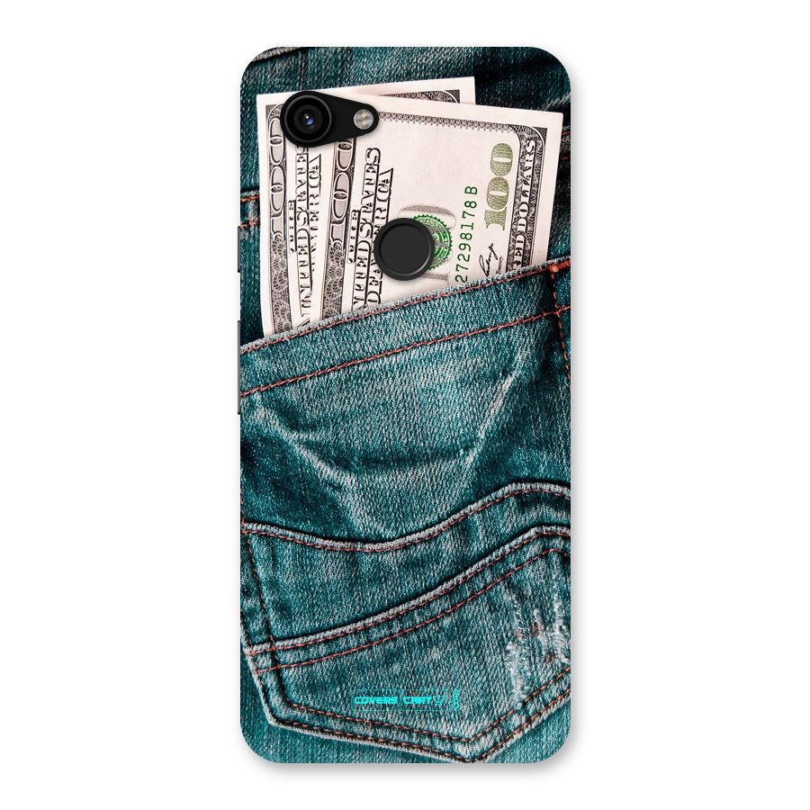 Money in Jeans Back Case for Google Pixel 3a