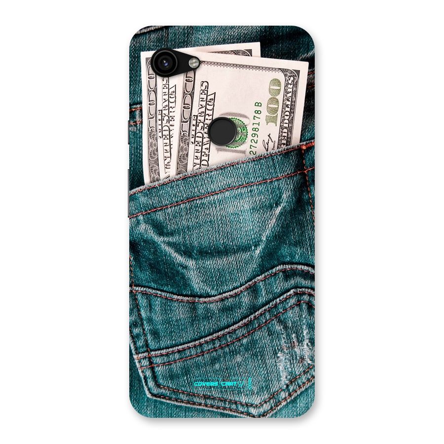 Money in Jeans Back Case for Google Pixel 3a XL