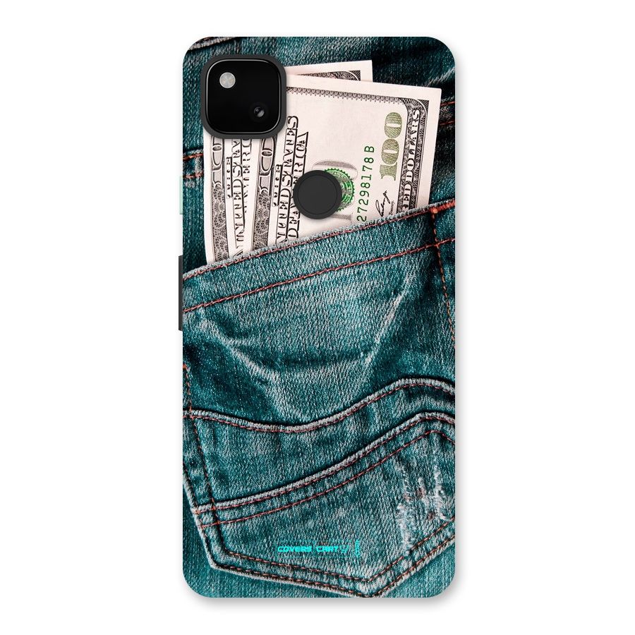 Money in Jeans Back Case for Google Pixel 4a