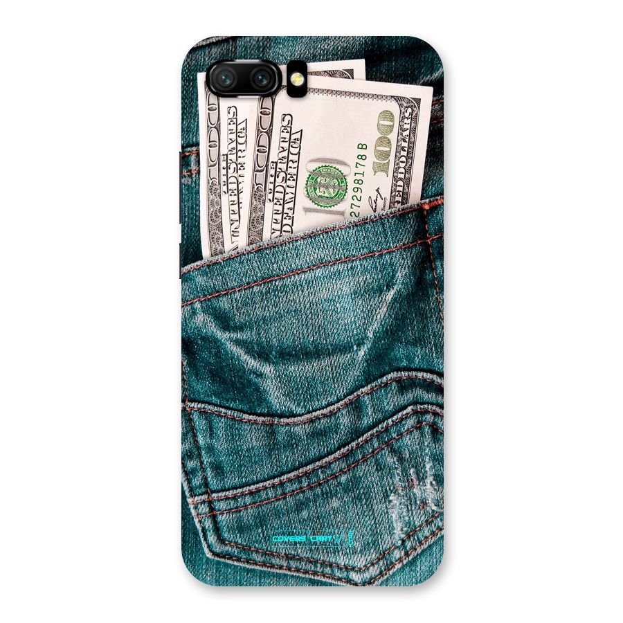 Money in Jeans Back Case for Honor 10