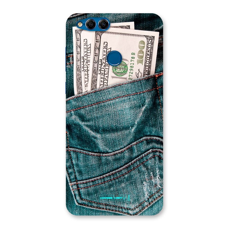 Money in Jeans Back Case for Honor 7X