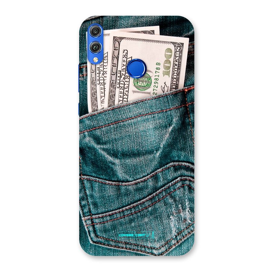 Money in Jeans Back Case for Honor 8X
