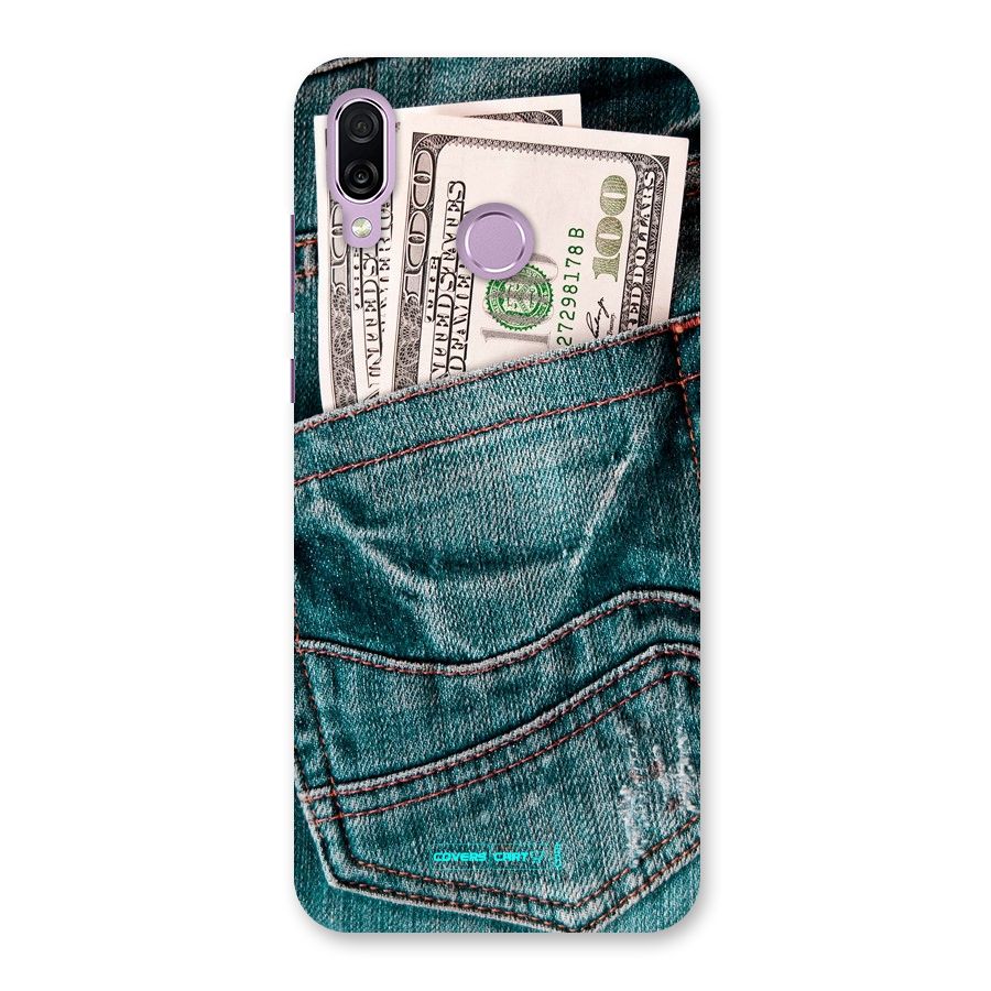 Money in Jeans Back Case for Honor Play
