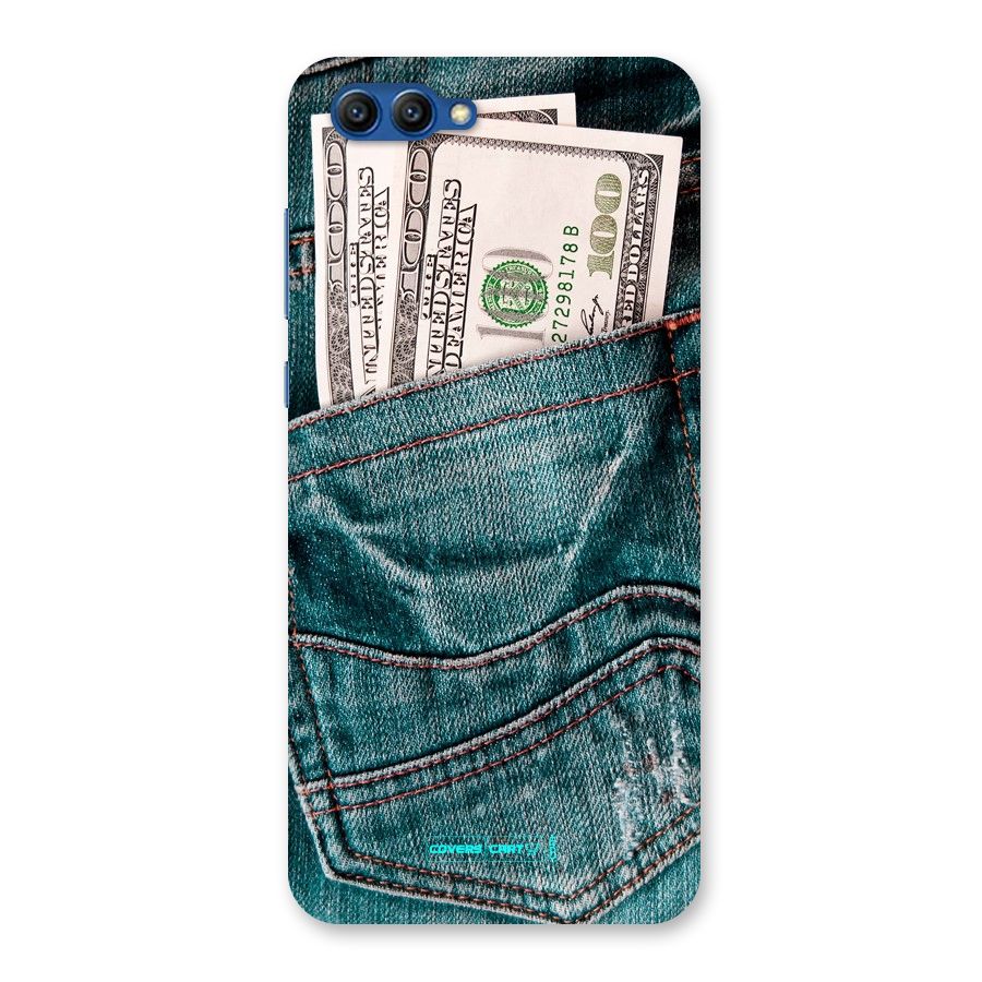 Money in Jeans Back Case for Honor View 10