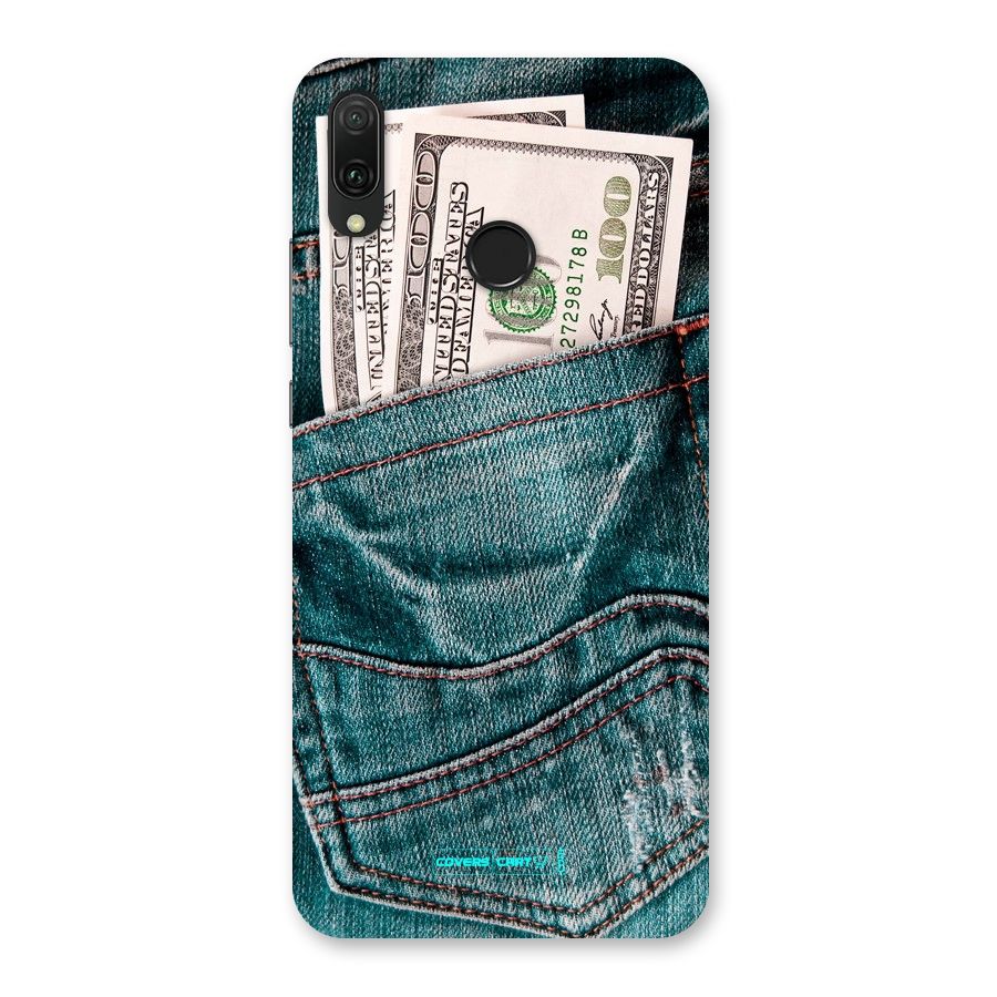 Money in Jeans Back Case for Huawei Y9 (2019)