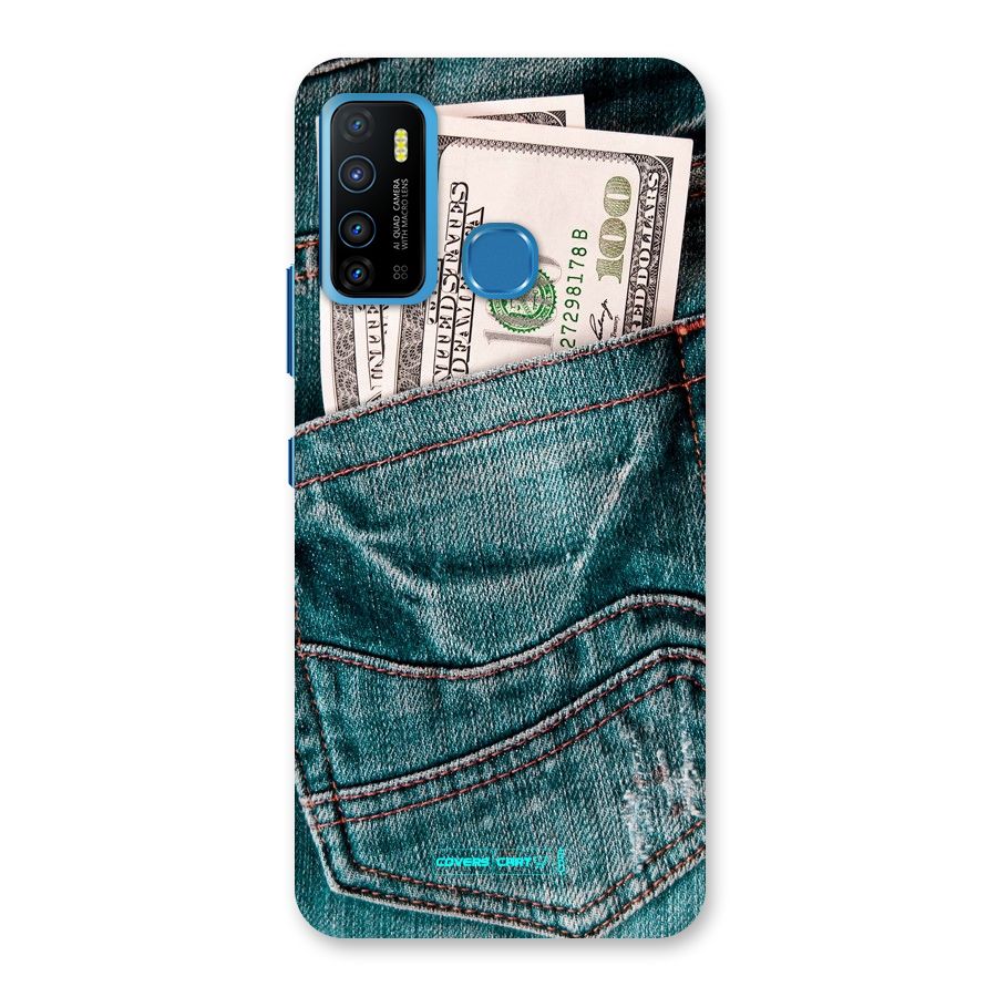 Money in Jeans Back Case for Infinix Hot 9