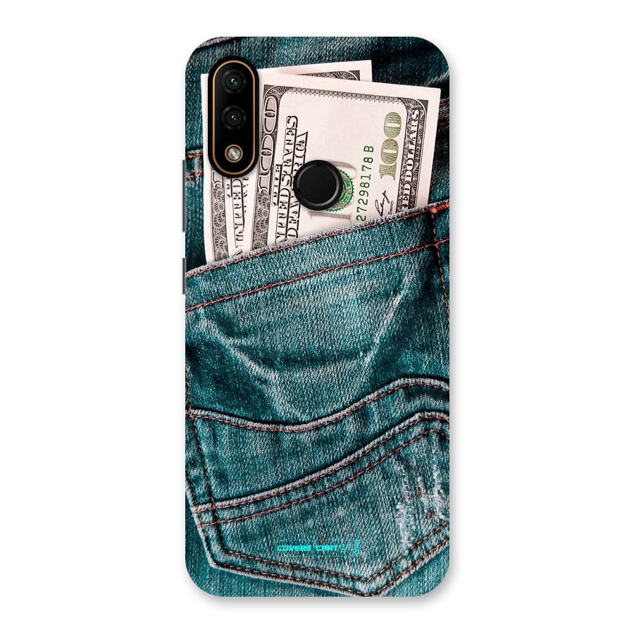 Money in Jeans Back Case for Lenovo A6 Note