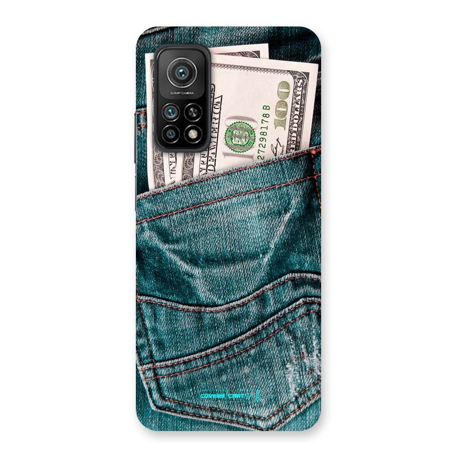 Money in Jeans Back Case for Mi 10T Pro 5G