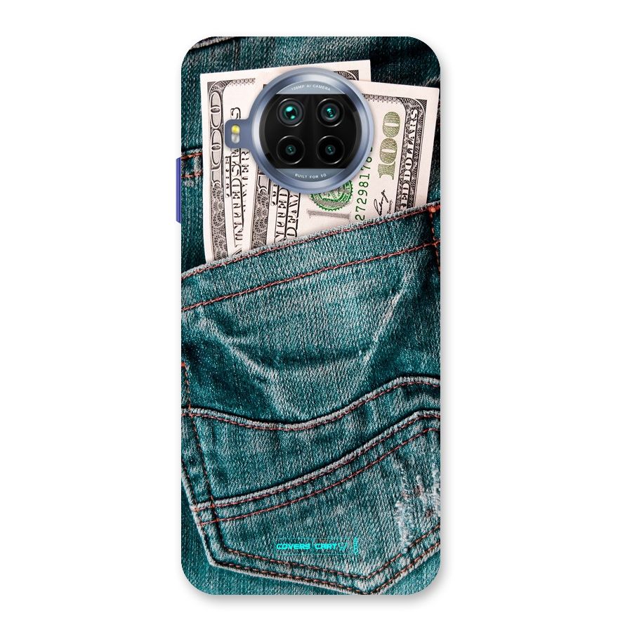 Money in Jeans Back Case for Mi 10i