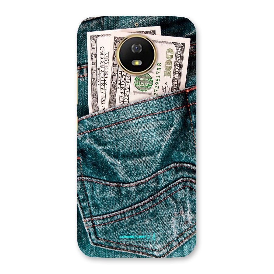 Money in Jeans Back Case for Moto G5s