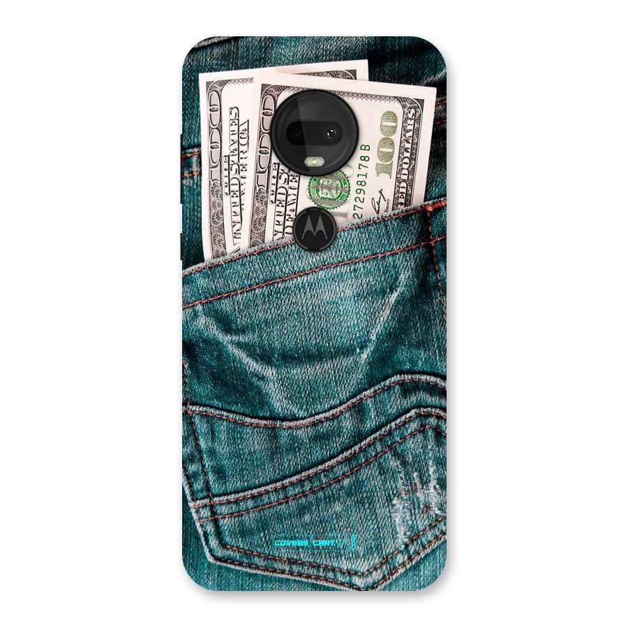 Money in Jeans Back Case for Moto G7
