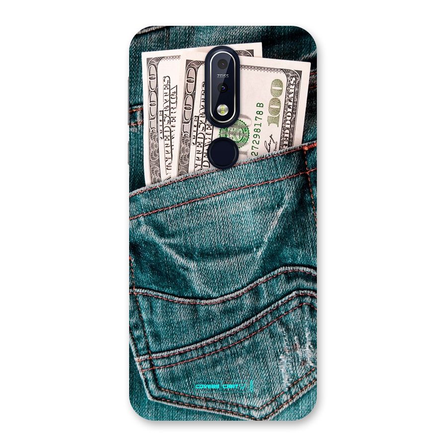 Money in Jeans Back Case for Nokia 7.1