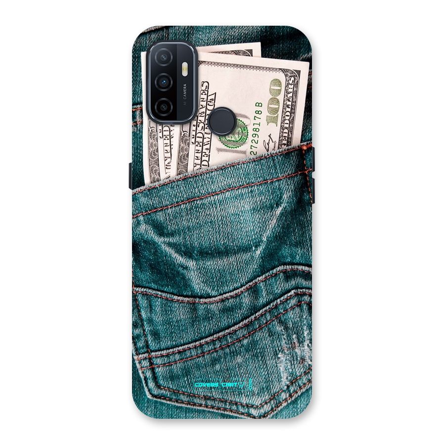 Money in Jeans Back Case for Oppo A32