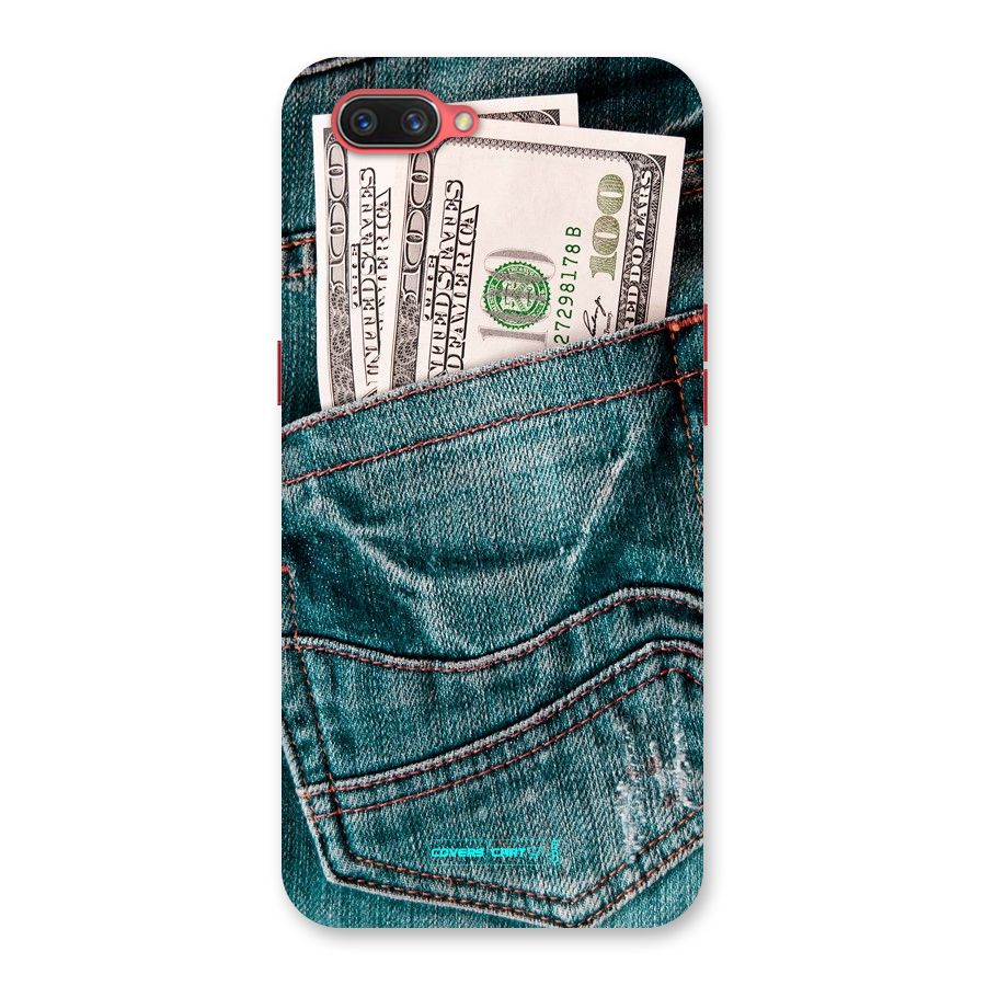 Money in Jeans Back Case for Oppo A3s