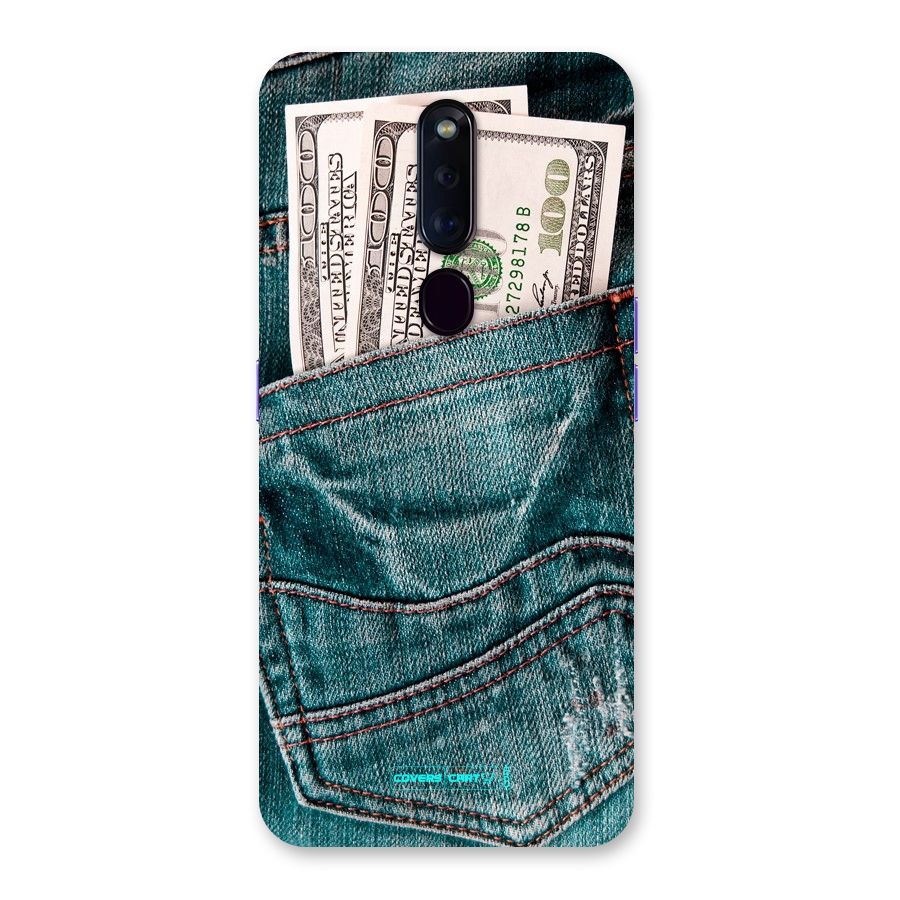 Money in Jeans Back Case for Oppo F11 Pro