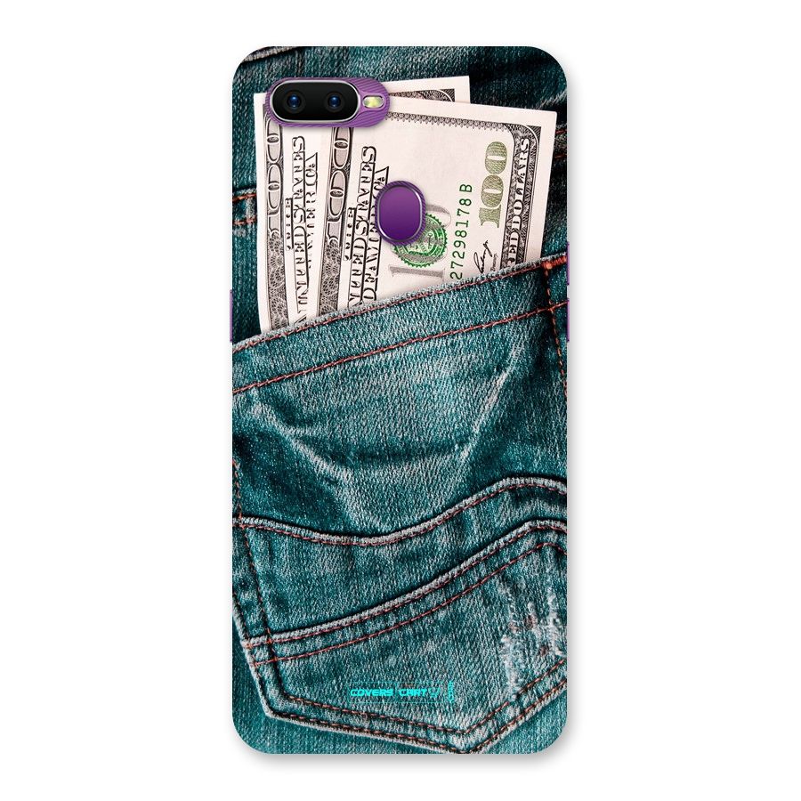 Money in Jeans Back Case for Oppo F9