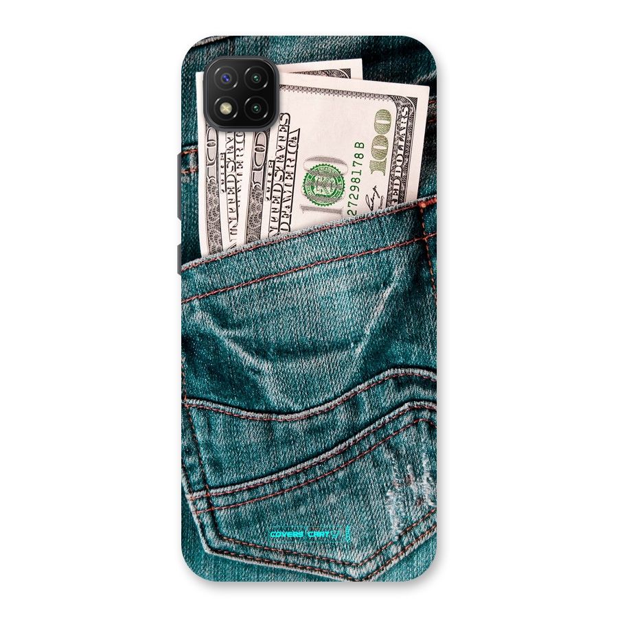 Money in Jeans Back Case for Poco C3
