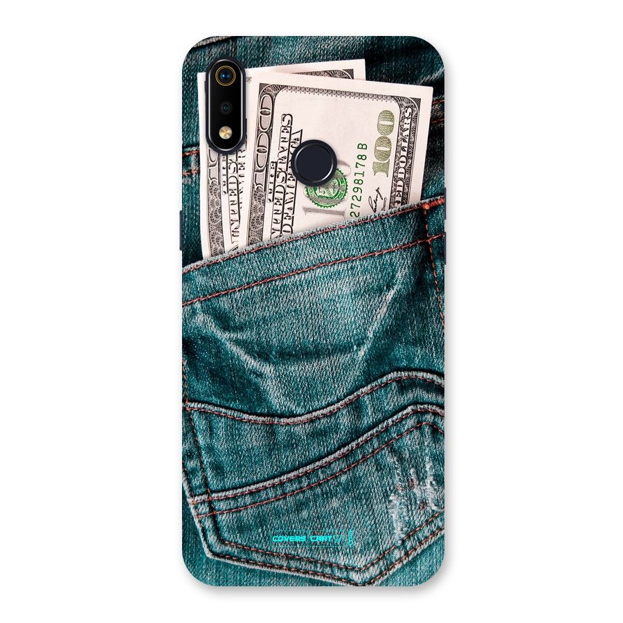 Money in Jeans Back Case for Realme 3i