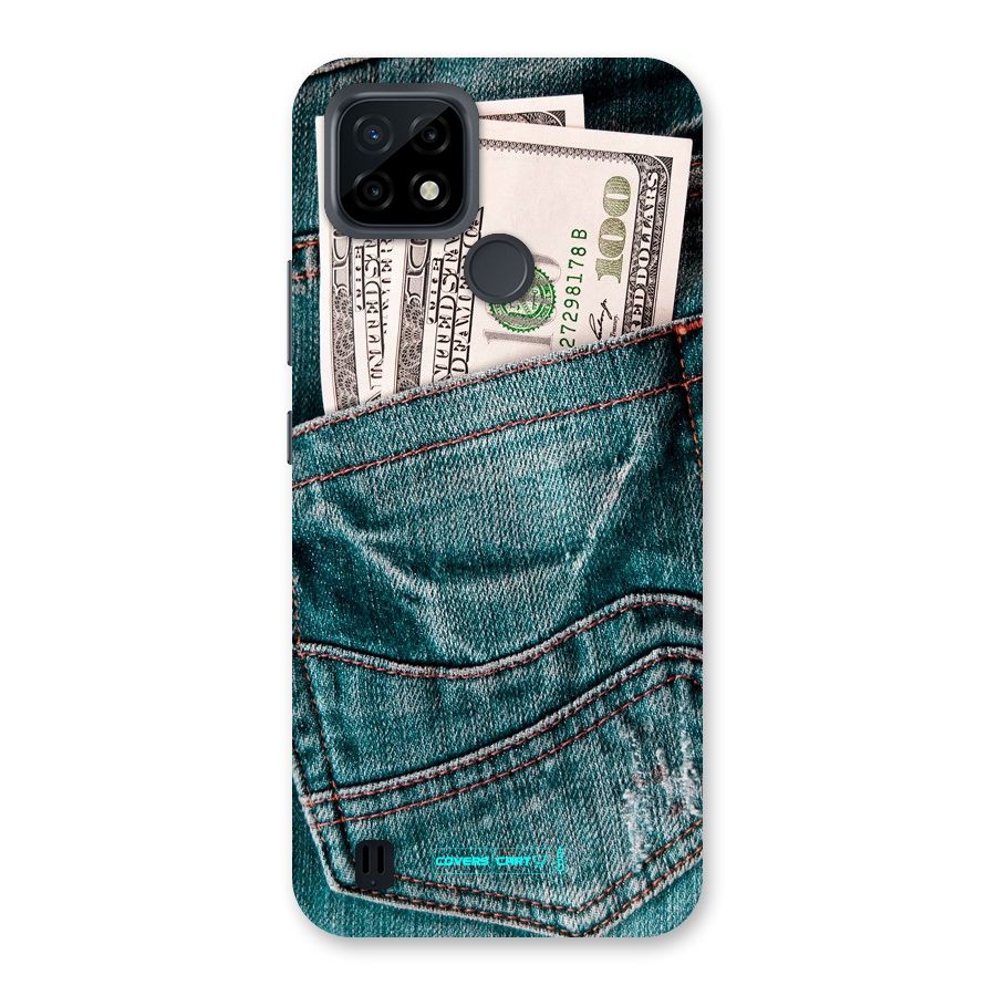 Money in Jeans Back Case for Realme C21