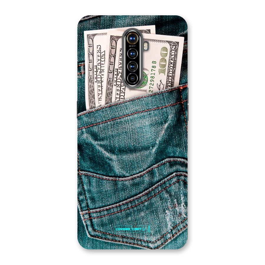 Money in Jeans Back Case for Realme X2 Pro