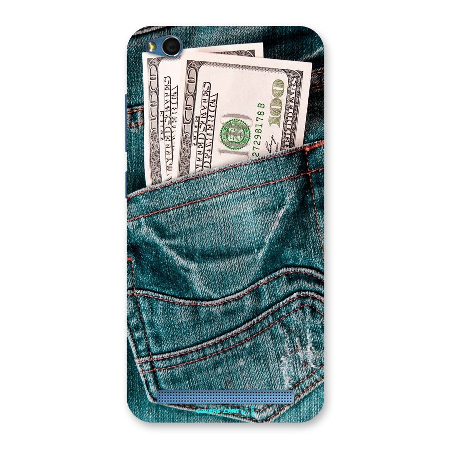 Money in Jeans Back Case for Redmi 5A