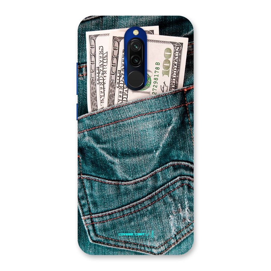 Money in Jeans Back Case for Redmi 8