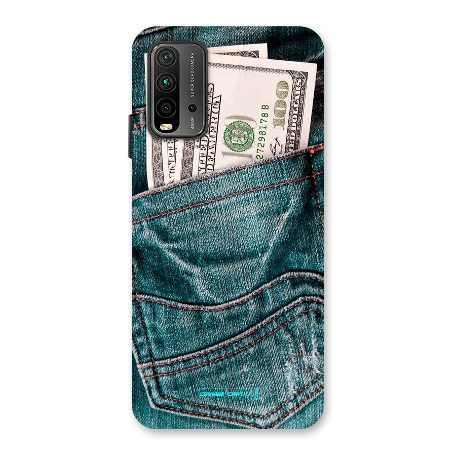 Money in Jeans Back Case for Redmi 9 Power
