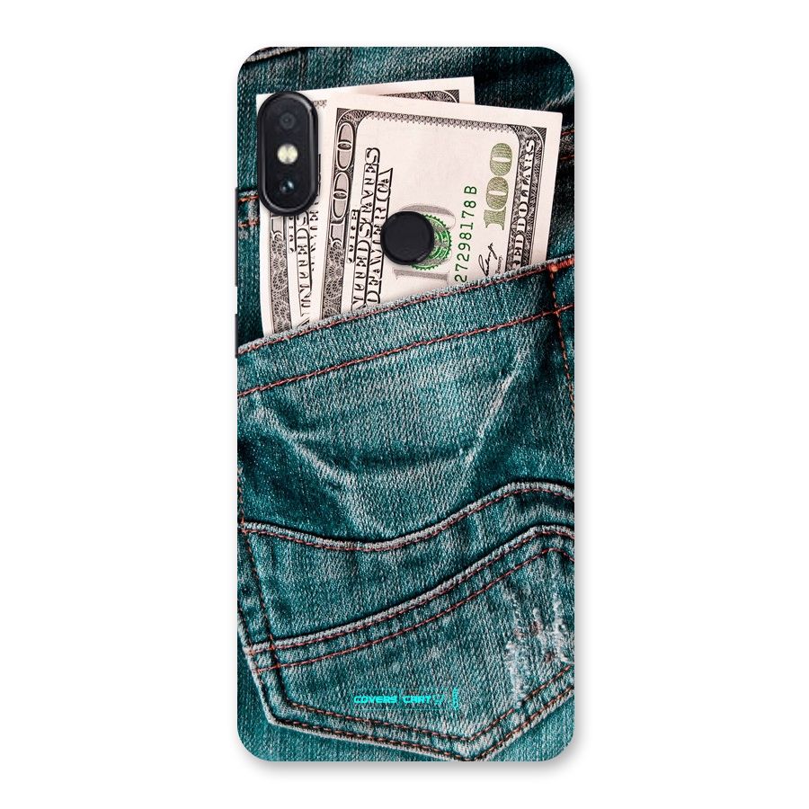 Money in Jeans Back Case for Redmi Note 5 Pro