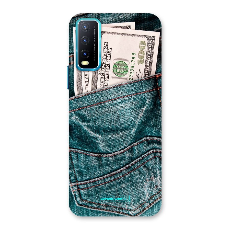 Money in Jeans Back Case for Vivo Y20A