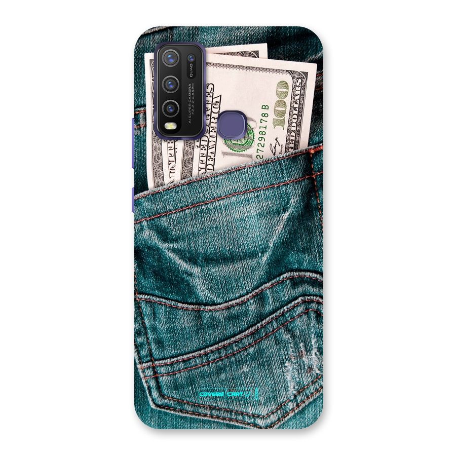Money in Jeans Back Case for Vivo Y30