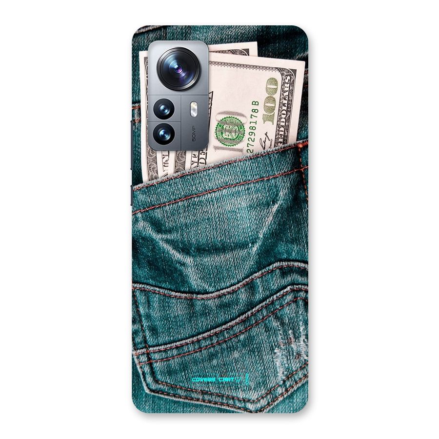 Money in Jeans Back Case for Xiaomi 12 Pro