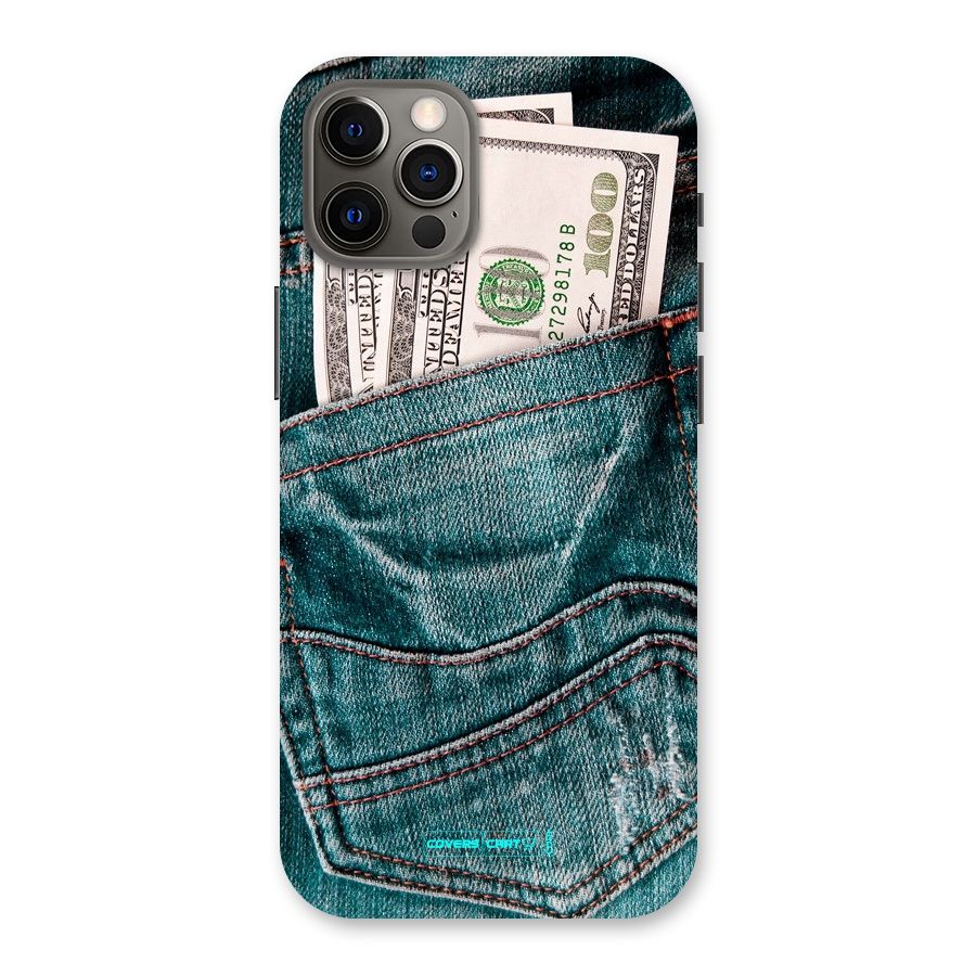Money in Jeans Back Case for iPhone 12 Pro