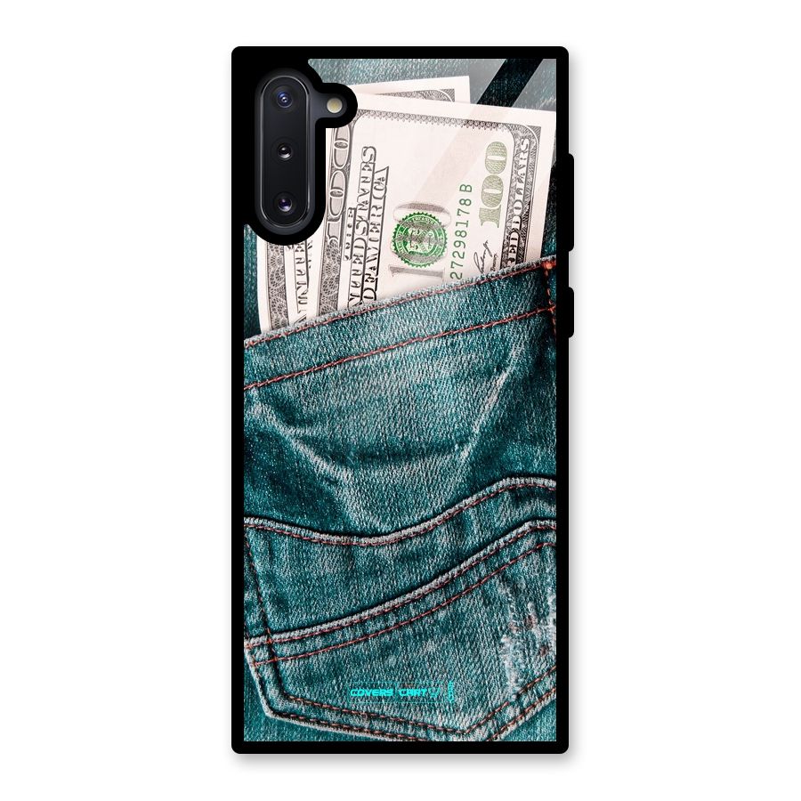 Money in Jeans Glass Back Case for Galaxy Note 10