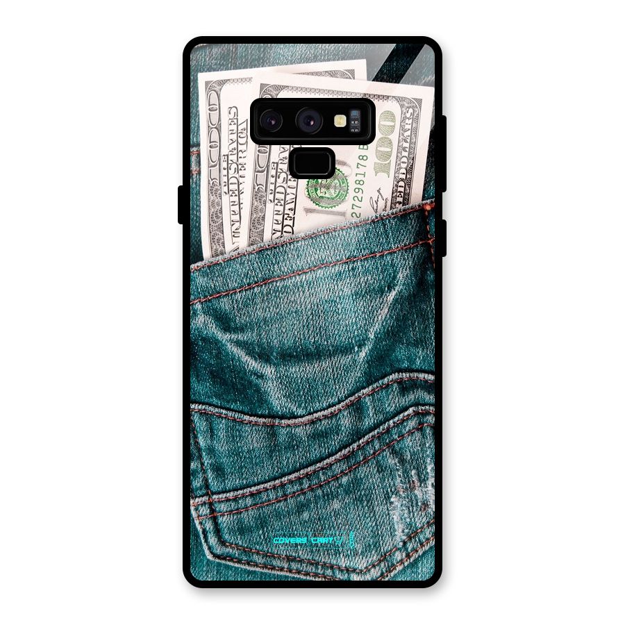 Money in Jeans Glass Back Case for Galaxy Note 9